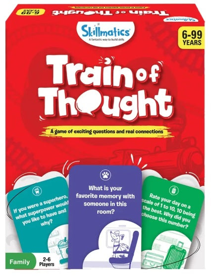 Skillmatics Train of Thought – Conversation &amp; Activity Game - Age 6+ - Kenjet Supplies