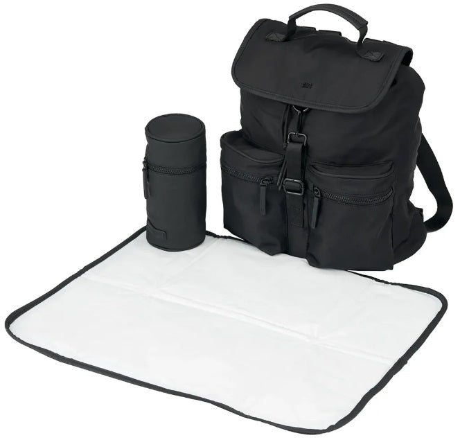 BabaBing Backpack Diaper Bag - 100% Recycled - Black - Kenjet Supplies