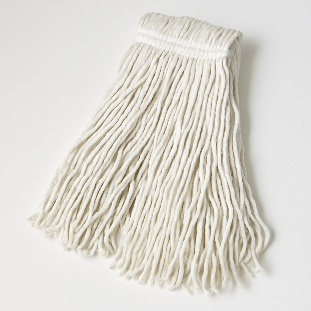 Cotton Mop Head – Loop-End Dust Mop Refill (White) - Kenjet Supplies