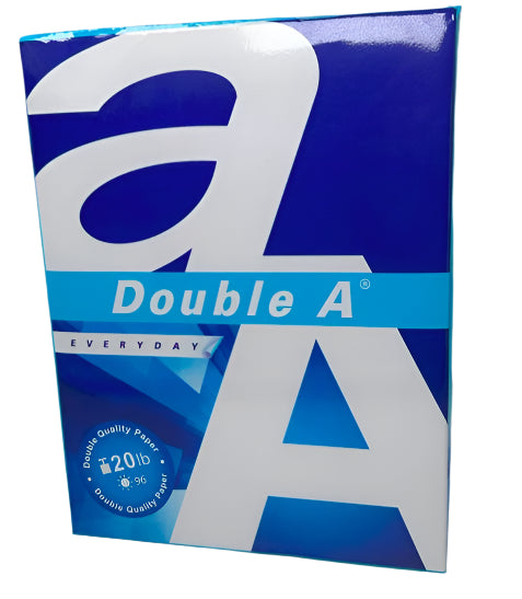 Double A Everyday Copy Paper - 8.5 x 11 inches, 75gsm, 500 Sheets - Kenjet Supplies