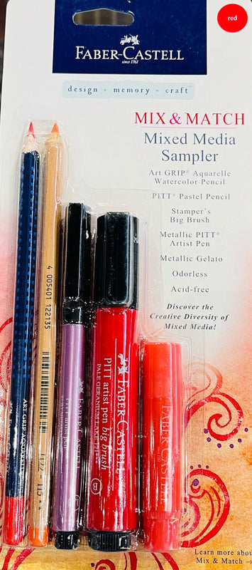 Faber-Castell Mix &amp; Match Mixed Media Sampler - Kenjet Supplies