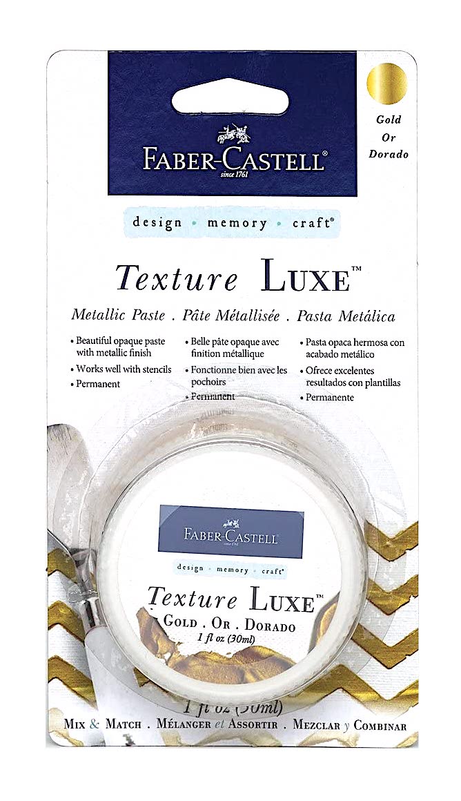 Faber-Castell Texture Luxe Metallic Paste Gold - Kenjet Supplies