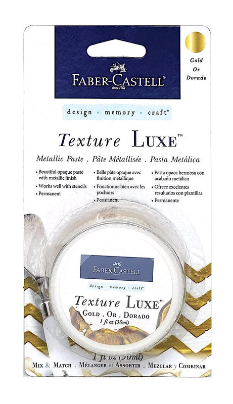 Faber-Castell Texture Luxe Metallic Paste Gold - Kenjet Supplies