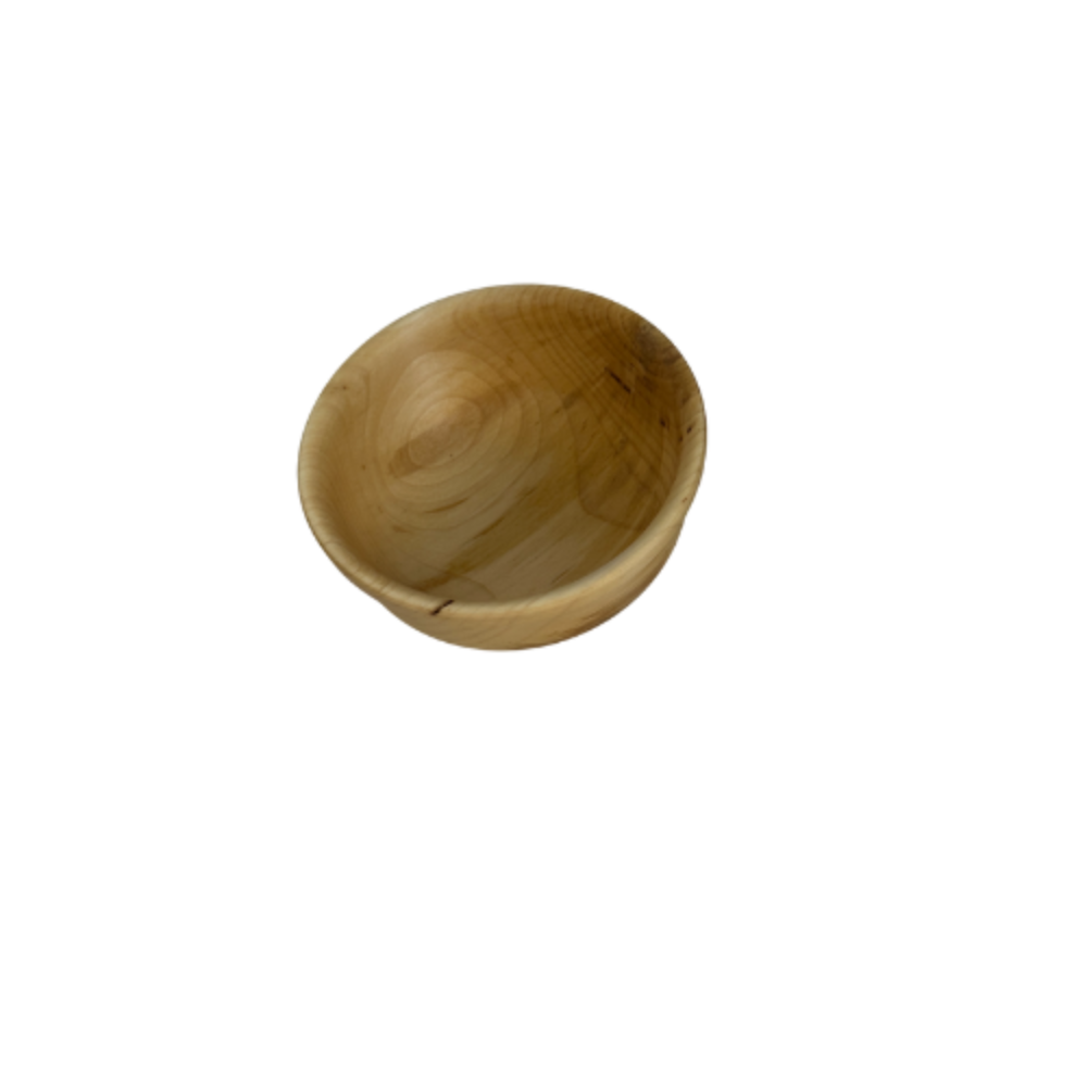 Small Hand-Turned Wooden Bowl – Natural Maple - Kenjet Supplies
