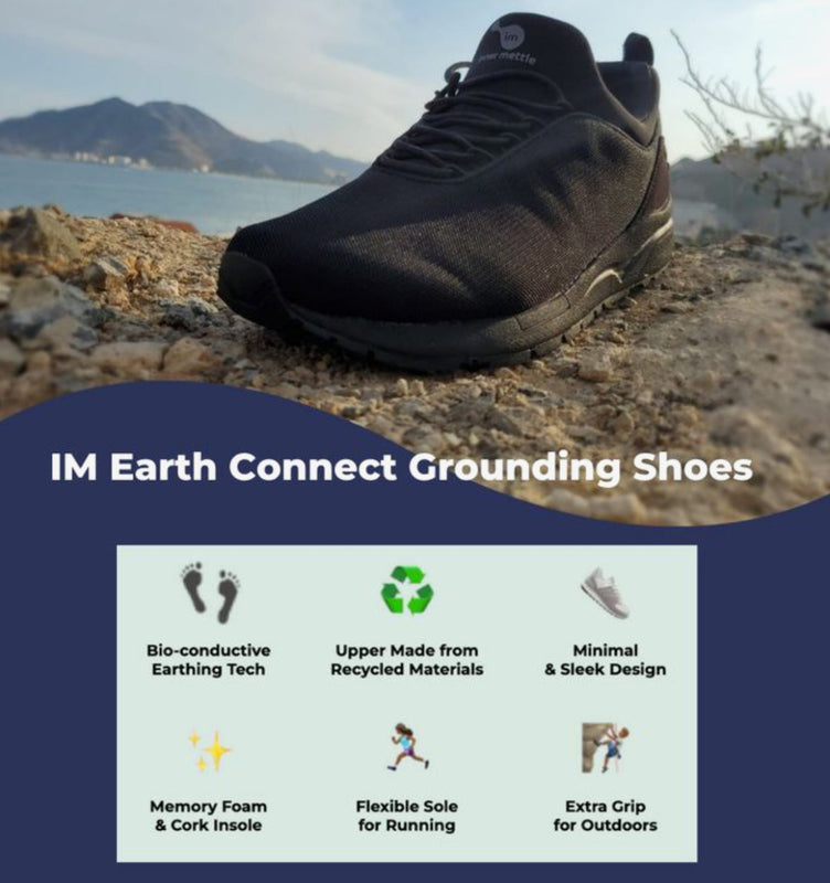 Inner Mettle EarthConnect – Black Shoes - Kenjet Supplies