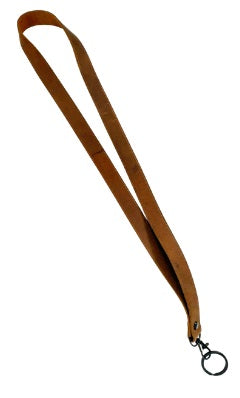 Leather Lanyard Keychain – Classic Tan - Kenjet Supplies