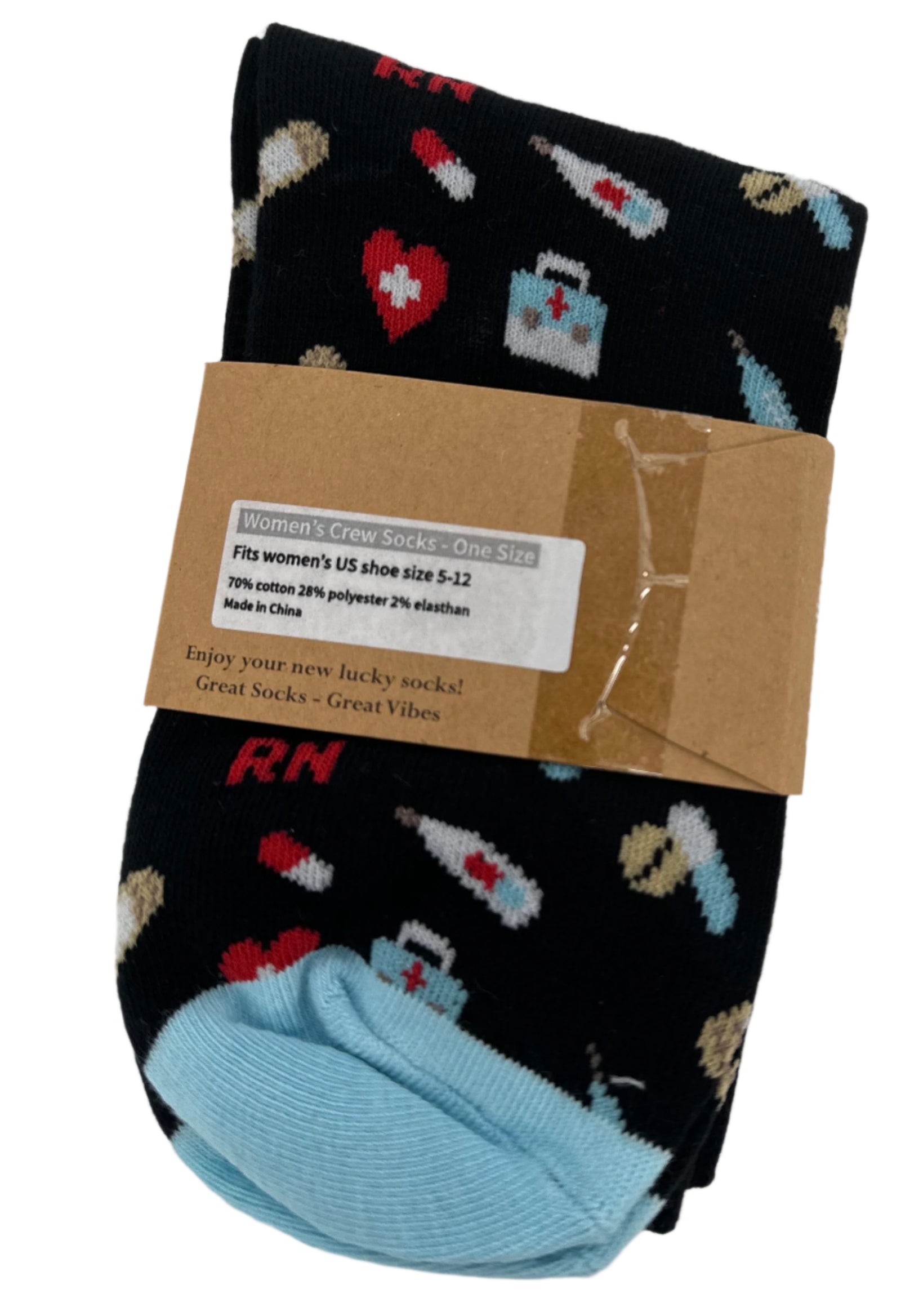 Lucky Women’s Crew Socks – One Size - Kenjet Supplies