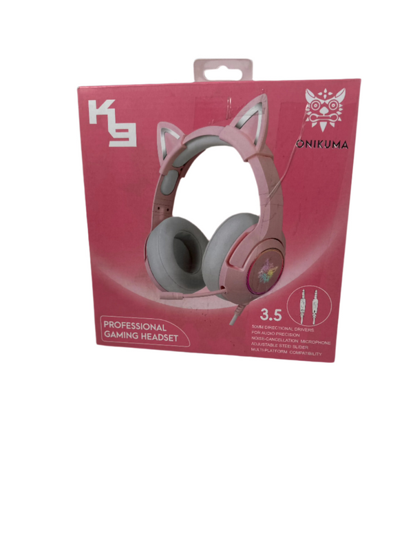 ONIKUMA Professional Gaming Headset – Pink, 3.5mm Wired - Kenjet Supplies