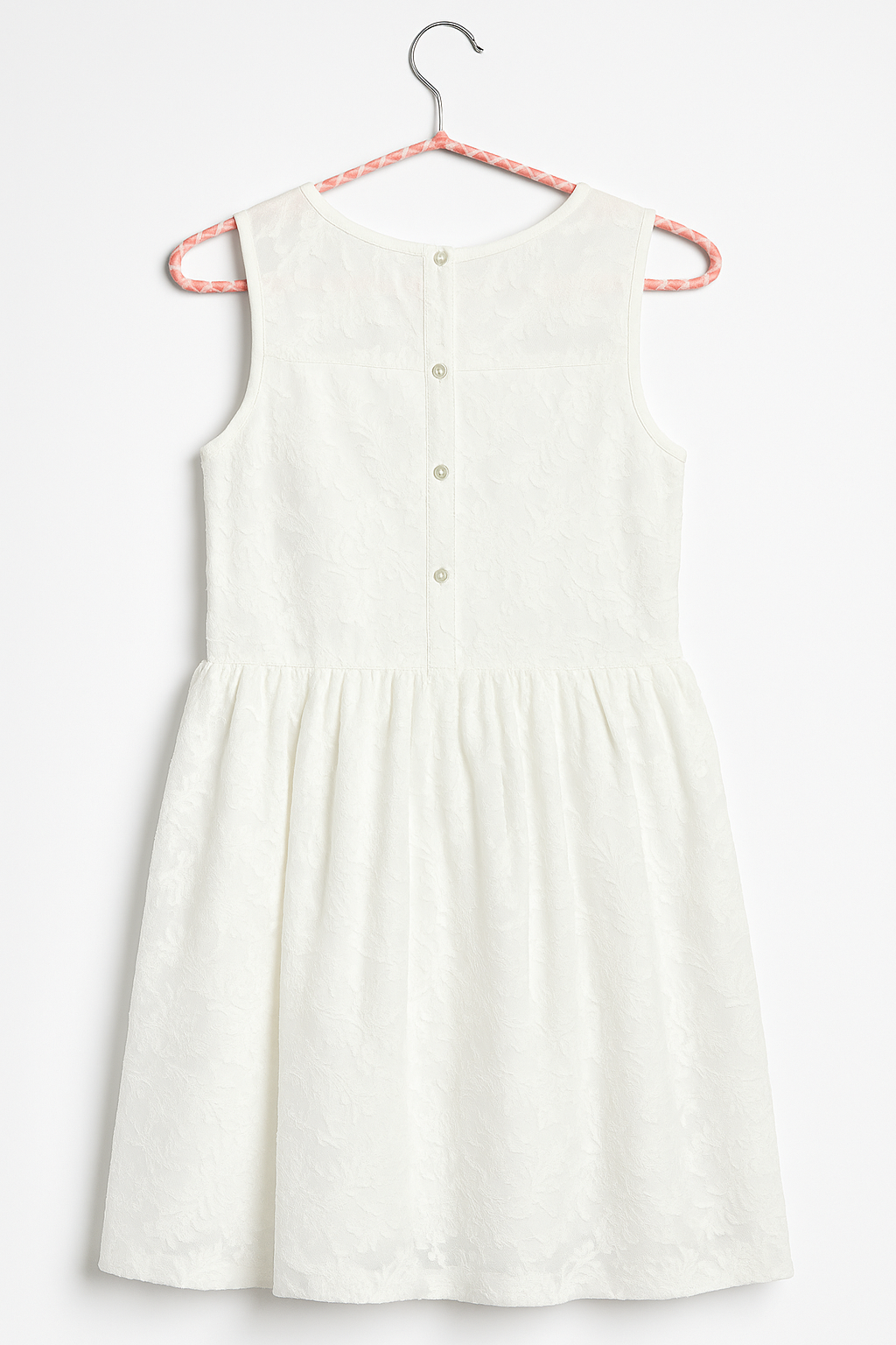Pippa &amp; Julie Girls’ Off-White Rayon Dress-Kenjet Supplies