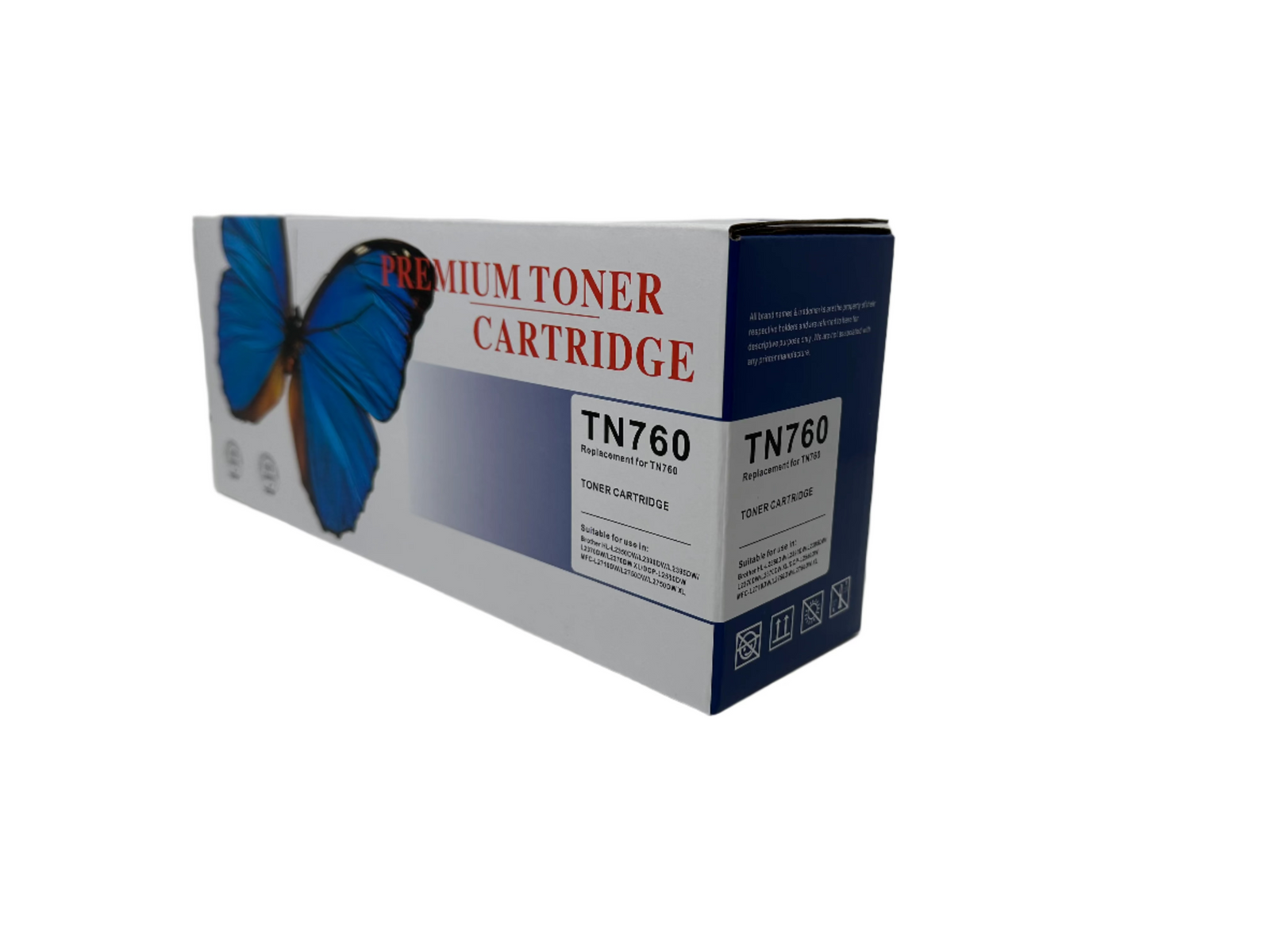 Premium Toner Cartridge TN760 – Replacement for Brother TN760 -  ISO 9001, ISO 14001 - Kenjet Supplies