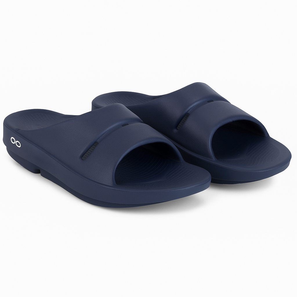 OOFOS Unisex OOahh Slide Sandal – Blue - Kenjet Supplies