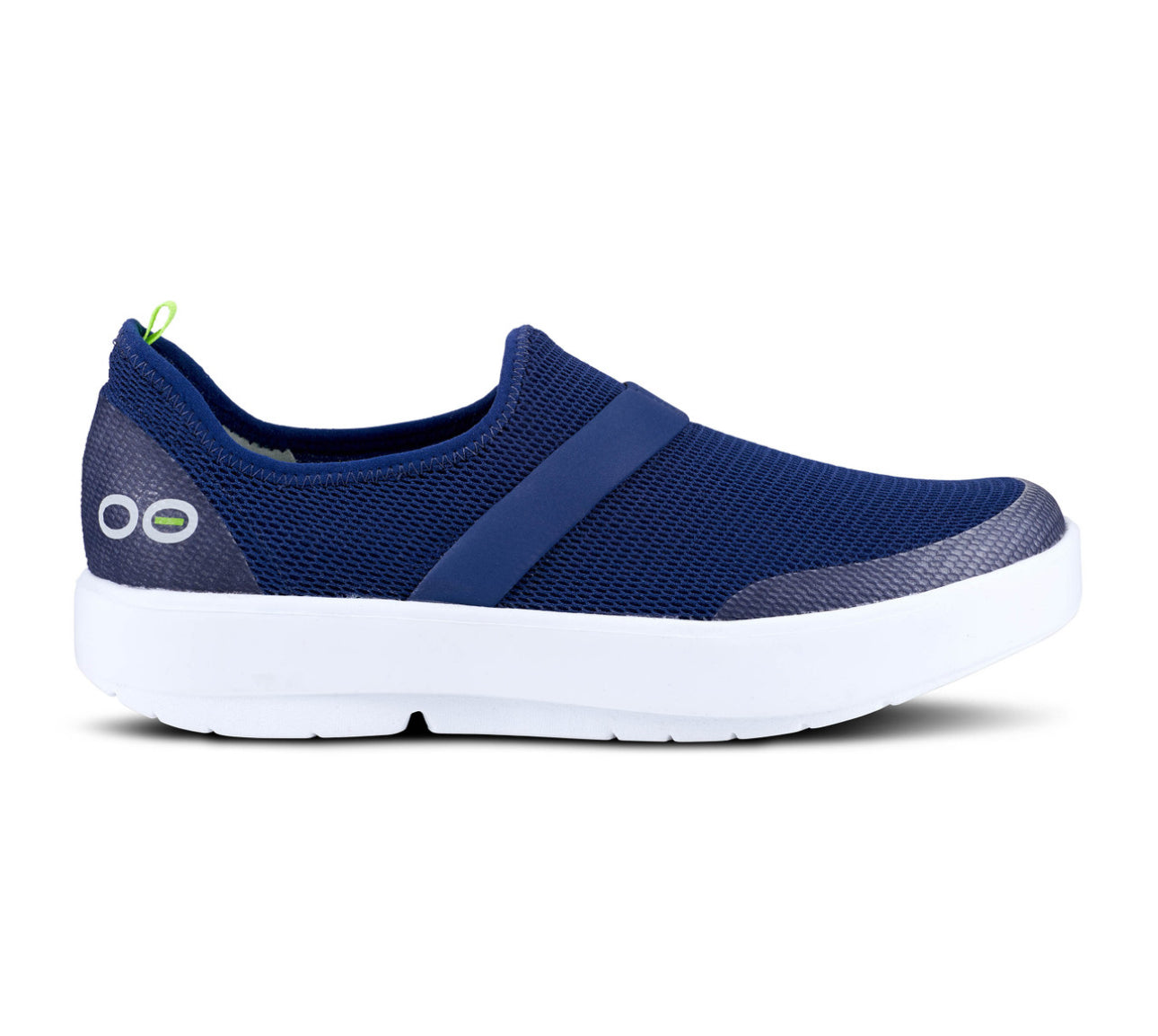 OOFOS Women’s OOmg Low Recovery Shoe – Style #5070 (White/Navy, White/Grey, White/Black) - Kenjet Supplies