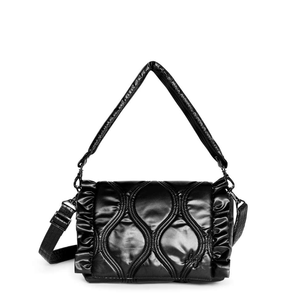 Lug Conga Shoulder Bag -  Metallic Black - Kenjet Supplies