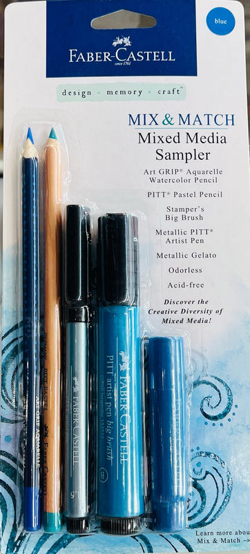 Faber-Castell Mix &amp; Match Mixed Media Sampler - Kenjet Supplies