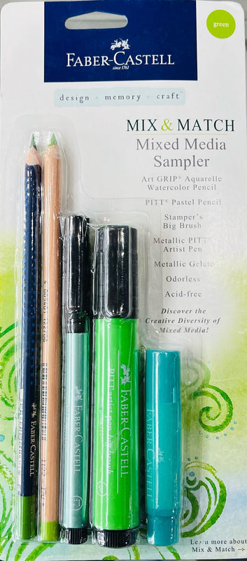 Faber-Castell Mix &amp; Match Mixed Media Sampler - Kenjet Supplies