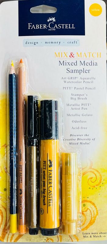 Faber-Castell Mix &amp; Match Mixed Media Sampler - Kenjet Supplies